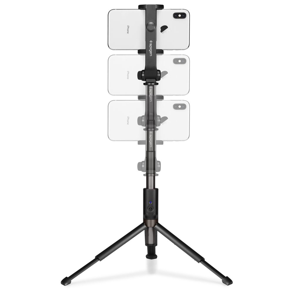 Spigen S540W Bluetooth Selfie Stick Tripod Black