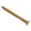 Саморезы по дереву Forgefix, шлицевые, потайная головка, латунь