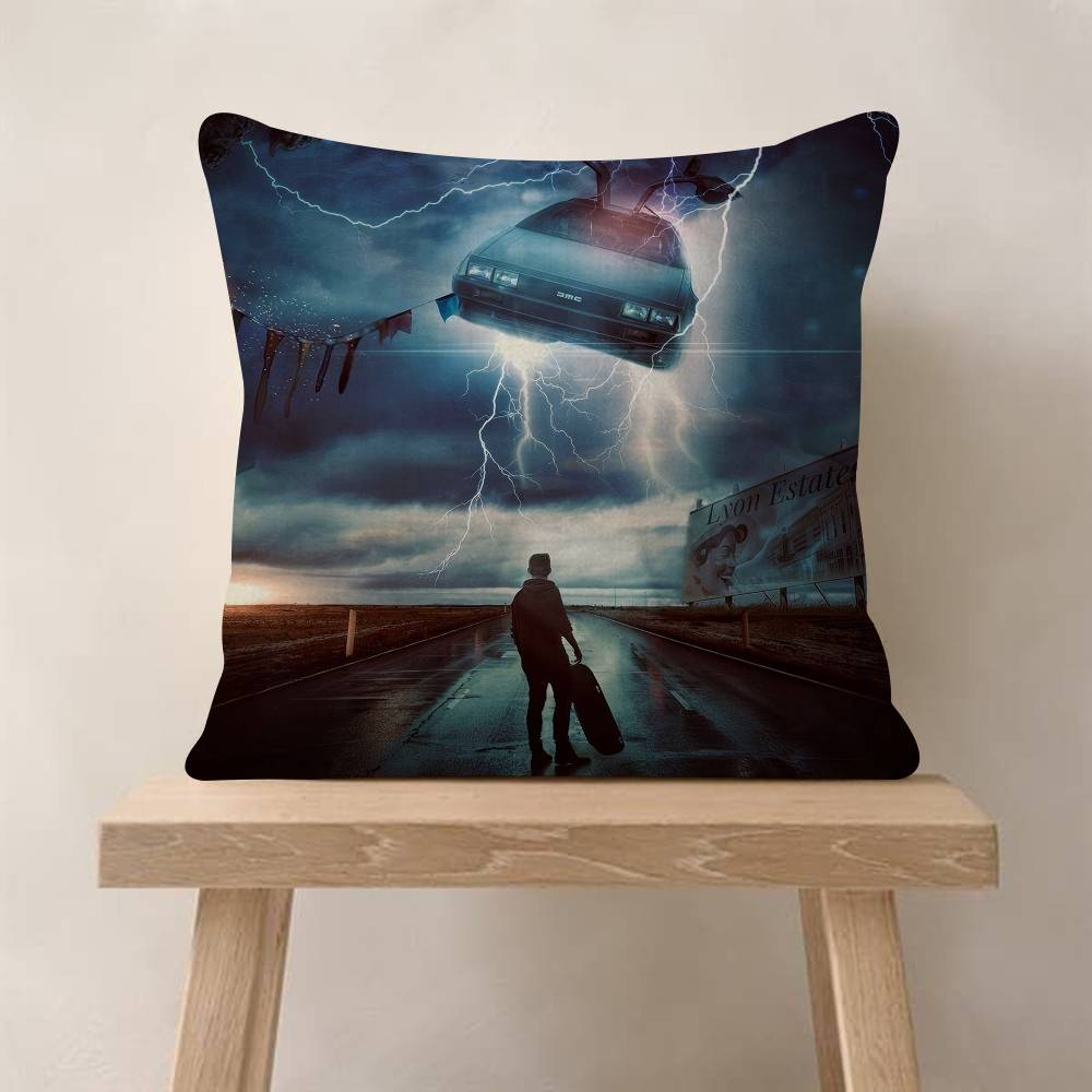 Classic Movies Back To The Future s Pillow Gift Home Office Decoration Bedroom Sofa Car Cushion Cover Case x