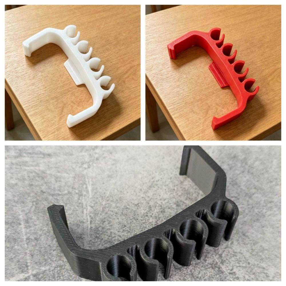 5pcs Portable Portable Bits Organizer 3D Printed 4 Slots Bit Holder Home Workshop