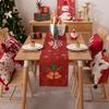 Polyester Digital Positioning Printing Christmas Wreath Table Flag Bedside Flag Placemat Table Fabric