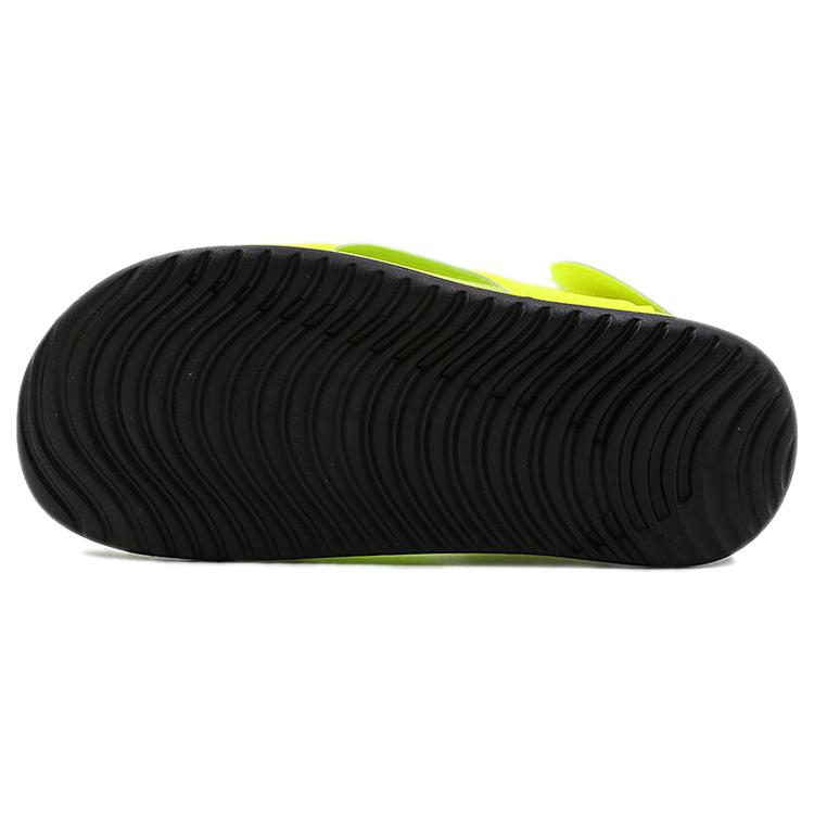 Nike Детские сандалии Sunray Adjust 5 Желто-черные Детские AJ9076-700