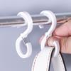 8Pcs S-Shaped Anti-Fall Plastic Hooks Strong Load Bearing Rust-proof Multi-purpose Shower Curtain Hooks AVE