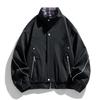 Men's Retro American Long-sleeved Stand Collar Jacket New Casual All-match Loose Jacket