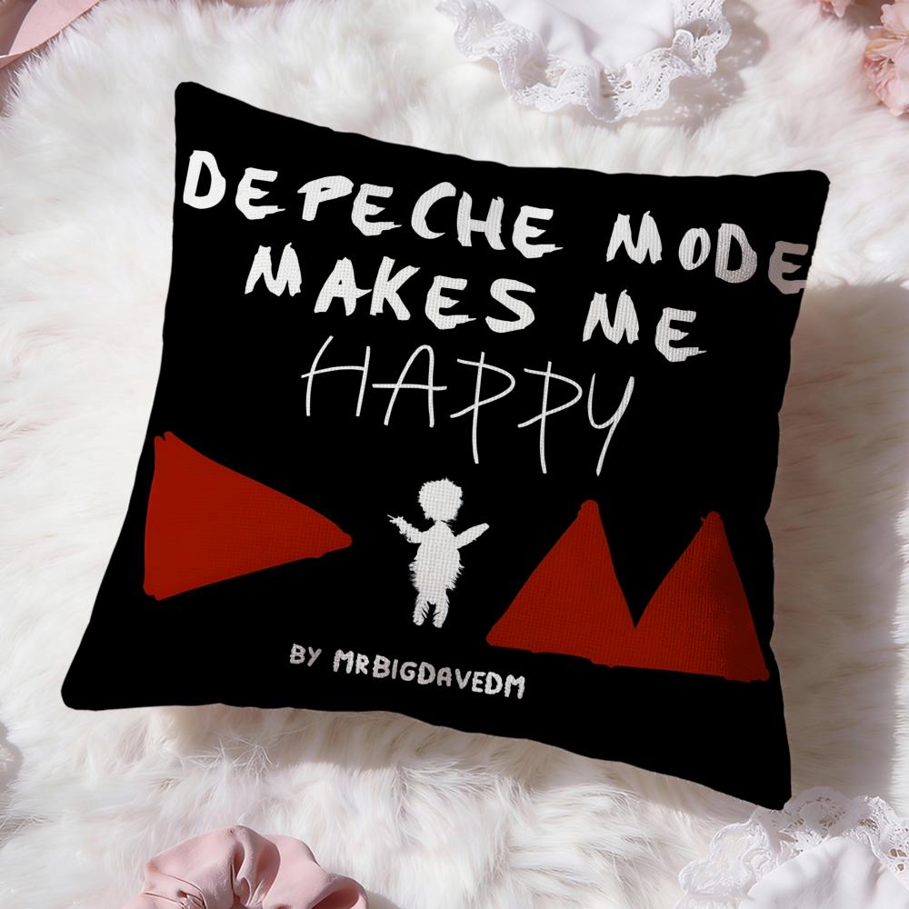 Подушка D-Depeche M-Mode Чехол Премиум Комфорт Двусторонний Чехол для Подушки - Дизайн Два в Одном для Любой Комнаты и Салона Автомобиля