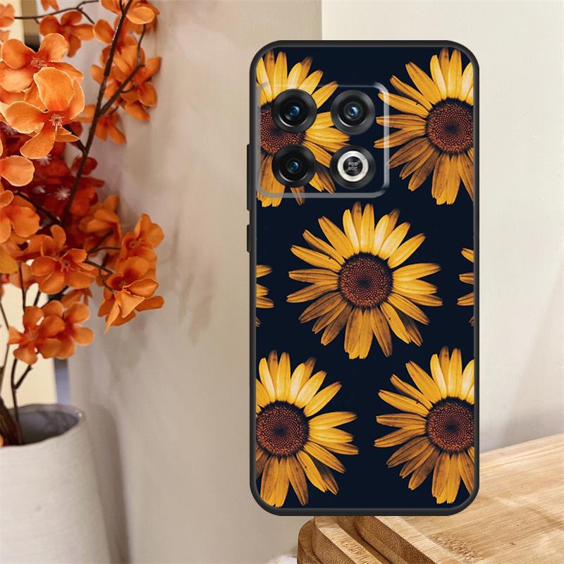 Sunflower Funda For OnePlus 13 13R 12 12R 11 10 Pro 8T 10T OnePlus Nord 4 CE 2 3 Lite N30 N20 N10 Case