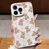 Милый чехол для телефона с изображением медведя, банта и сердца для iPhone 17 Pro Max 16 Plus 15 14 13 12 16E 17 Air Для Magsafe Беспроводная зарядка Магнитная крышка