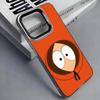 S-South P-Park Cartoon Phone Case For iPhone 17, 16,15,14,13,12,11 Plus,Pro Max, Colorful Silver Funda Cover