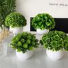 Artificial Bonsai Green Plants for Desk and Living Room Decoration