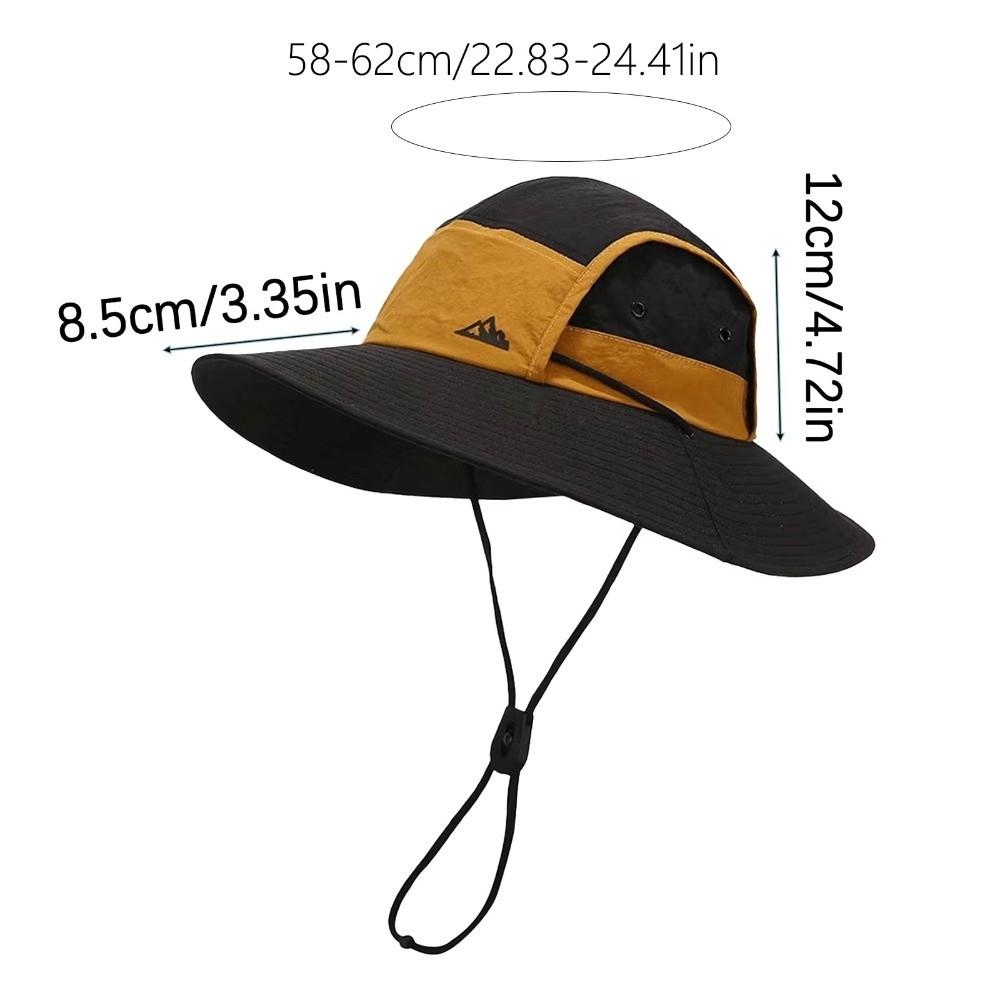 Quick Drying Fisherman Hat Breathable Visor Cap Unisex Bucket Hat