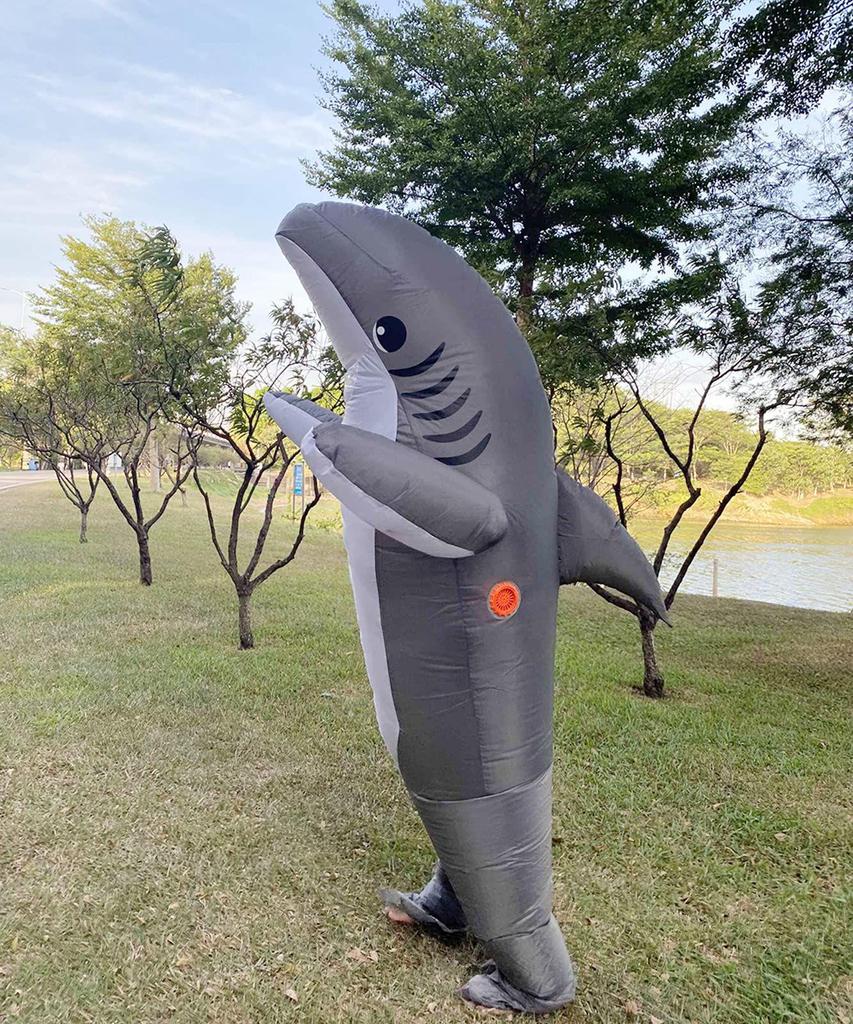 Надувной морской талисман на Хэллоуин: Костюм дельфина и акулы для косплея и фестивалей