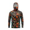UPF 50 Quick-Dry Long Sleeve Fishing Shirt With Hood Face Cover Outdoor Sports Cycling Hiking