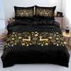 3D Floral Bedding Set Duvet/Quilt/Comforter Cover Sets Flower Bed Linen Merry Christmas Design Custom King Queen Full Size