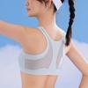 Sports Bra Women's Vest Solid Color Seamless Bra Gathering Underwear Invisible Bra Push Up Bra