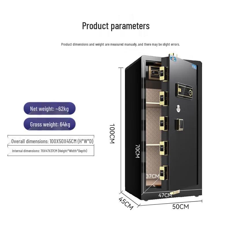 Tiger Safe Box Bora Series Fingerprint Password Safe