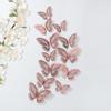 Реалистичные 3D двухслойные бабочки - Наклейки на стену для декора дома