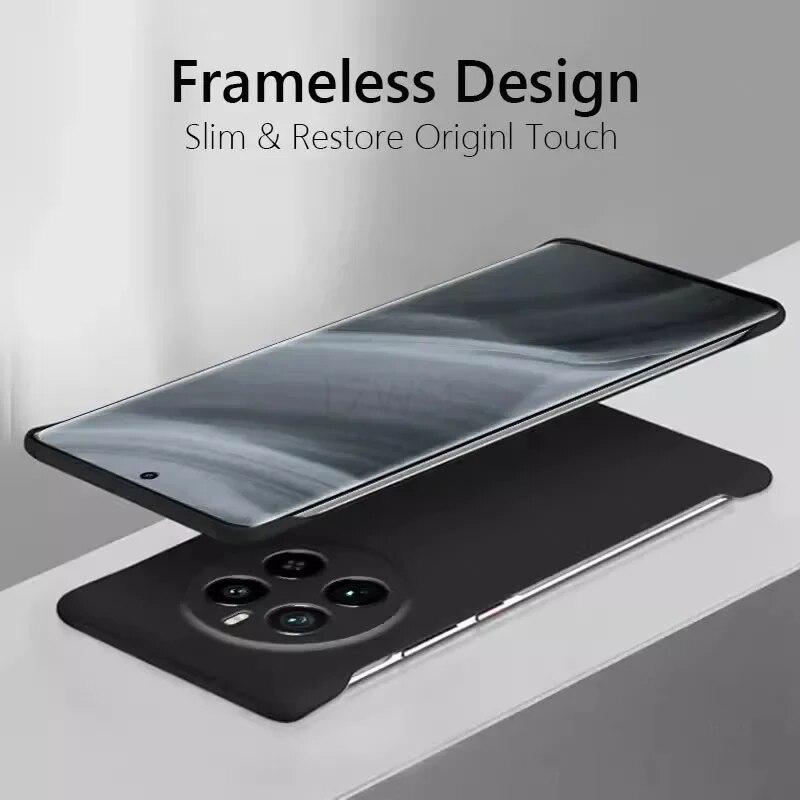 Безрамный тонкий кожаный матовый жесткий чехол для задней панели из ПК для Realme 12 Pro Plus Realme12 Pro + Plus 5G ярких цветов без полей, противоударный бампер