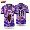 Dragon Ball Goku Футбольная футболка Японский аниме графический T-shirt Спортивная мужская футболка Детская одежда
