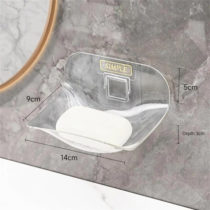 Мыльница без сверления настенная держатель для мыла мыльница для губки аксессуары для ванной комнаты мыльницы самоклеящаяся