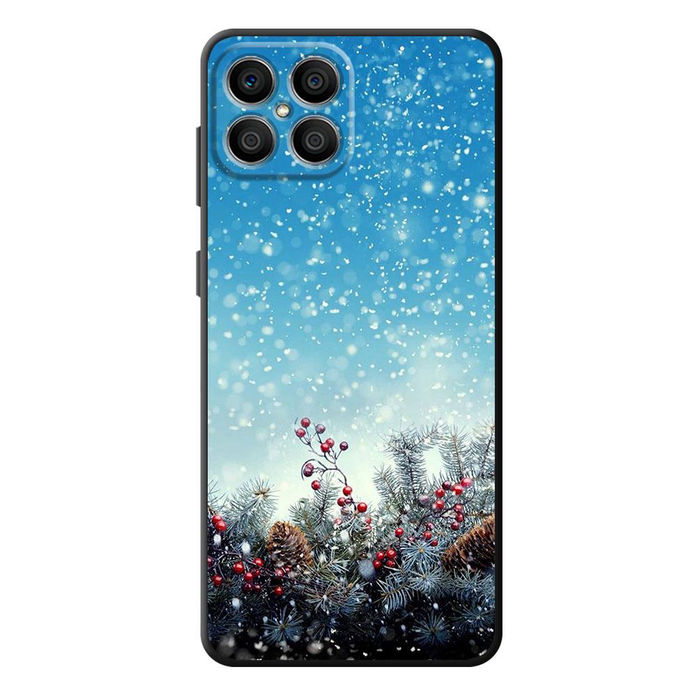 Мягкий чехол из ТПУ с Рождеством, снегом и зимой для Xiaomi Mi 9 SE A2 Lite 11 Lite 10S 12 10 5G 9T 10T 11T Note 10 Pro 12X Bag
