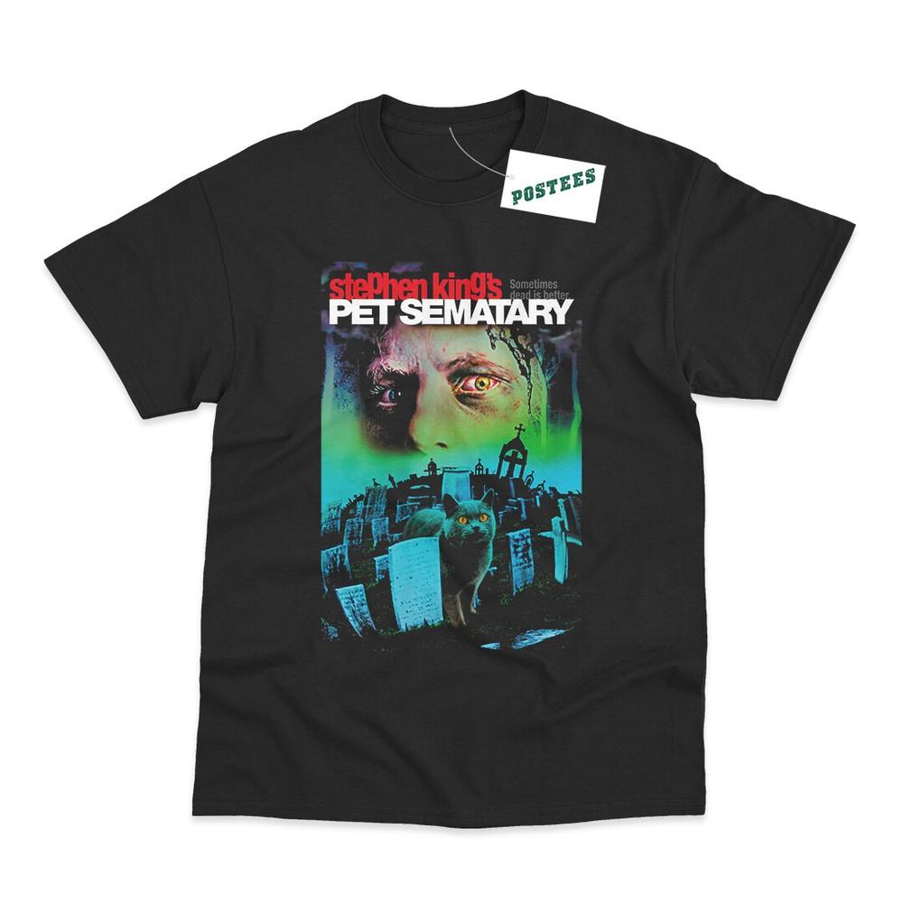 Retro Movie Poster Inspired By Pet Sematary DTG Printed TShirt Unisex T-Shirt