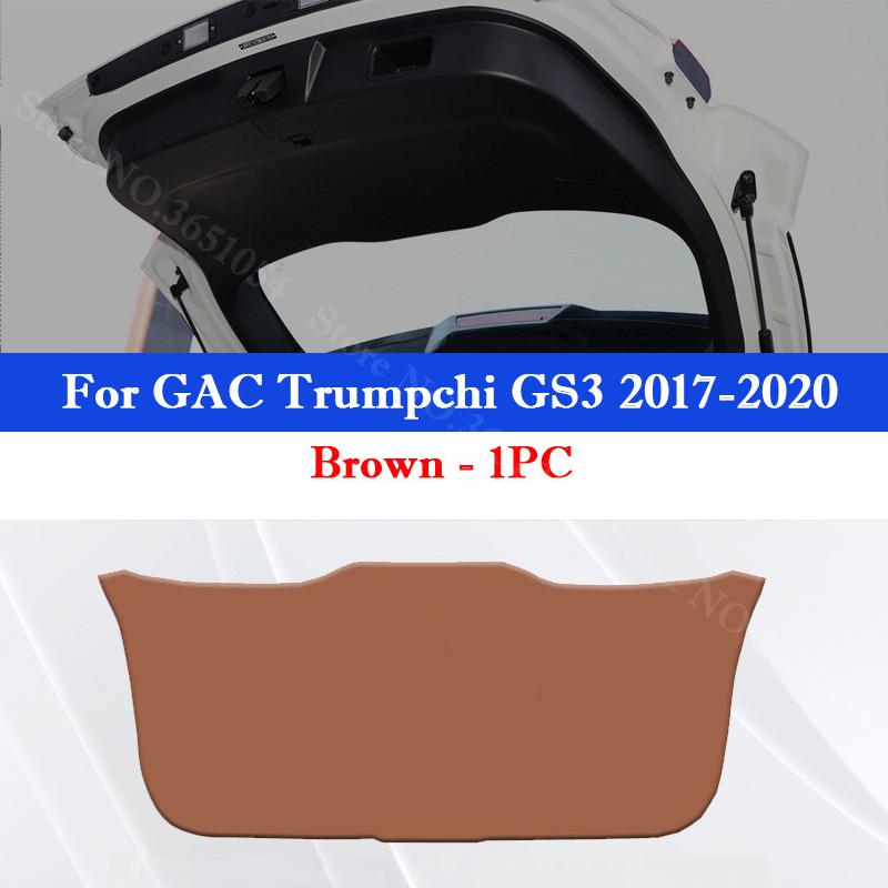 Для GAC Trumpchi GS3 Power Emzoom 2017-2026 Коврик-защита от пинков на дверь багажника Автомобильный Коврик для защиты задней двери Вкладыш в багажник Аксессуар для интерьера