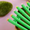 Return to school season 10pcs 0.5mm soft glue shape single-arm cactus neutral pen plant creative signing pen stationery supplies