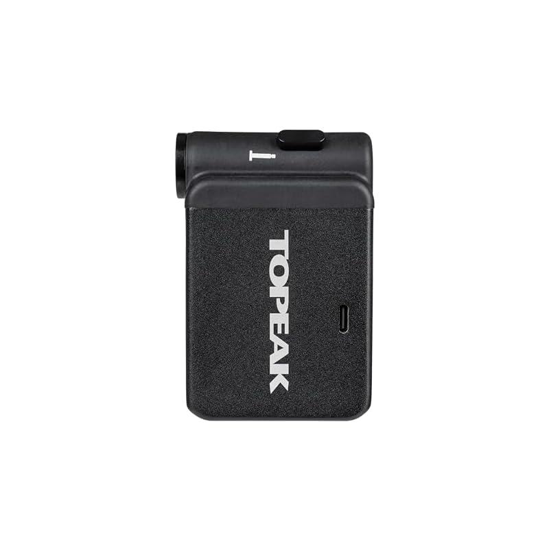 Topeak E-Booster Digital Электрический насос с цифровым манометром для велосипедных шин, черный