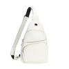 Chest Bag Female Sports Multifunctional Small Backpack Casual Simple Lightweight Retro Male Bag Slanting Shoulder Bag PU Soft Leather Mobile Phone Bag