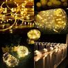 LED Solar Waterproof Christmas Garden Decoration Copper Wire Rainbow Tube Light