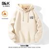 Baleno Men's S&K Alpaca Wool Blend Plush Lined Hoodie