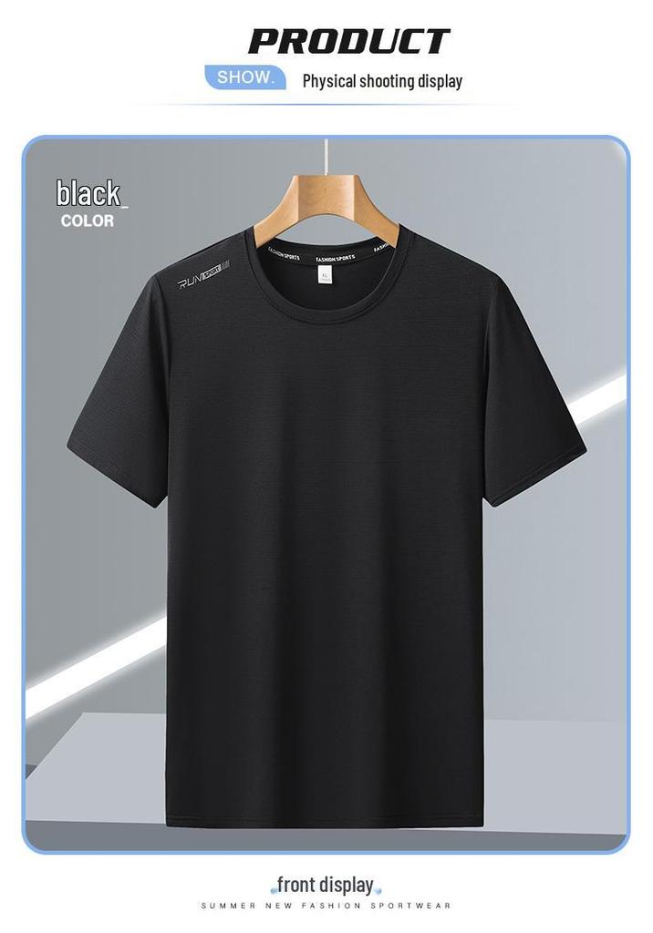 Men's 2026 Summer Sports Two-Piece Set: Round Neck Short Sleeve Top & Casual Shorts