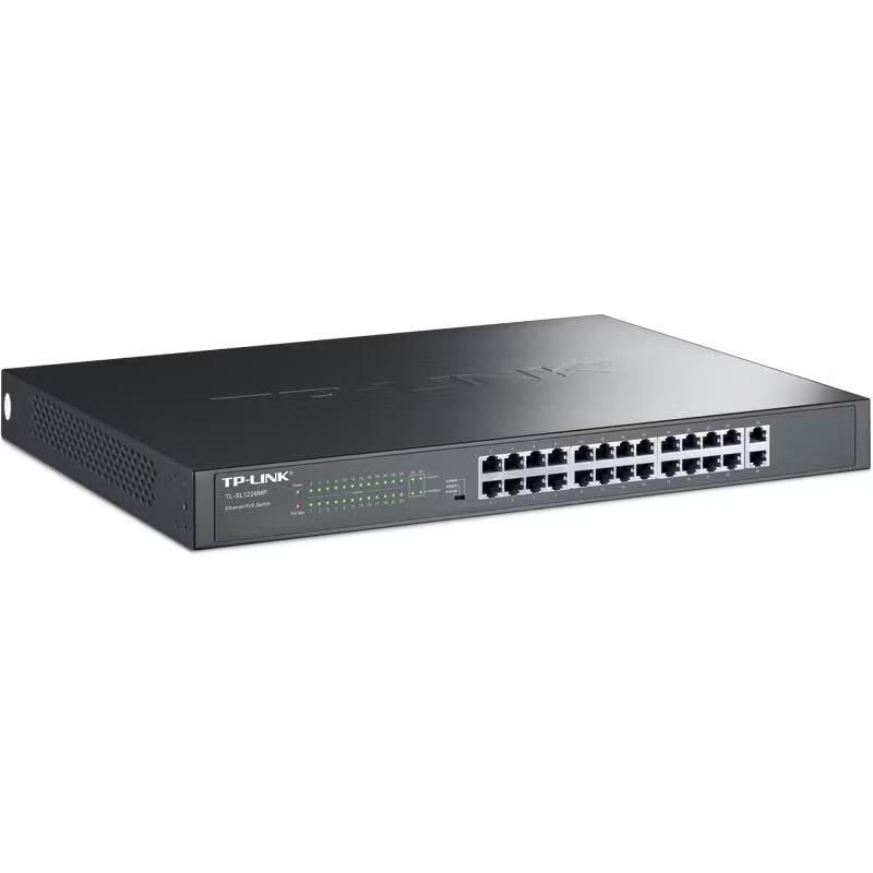 TP-LINK TL-SL1226MP 24-Port 100Mbps PoE Unmanaged Switch