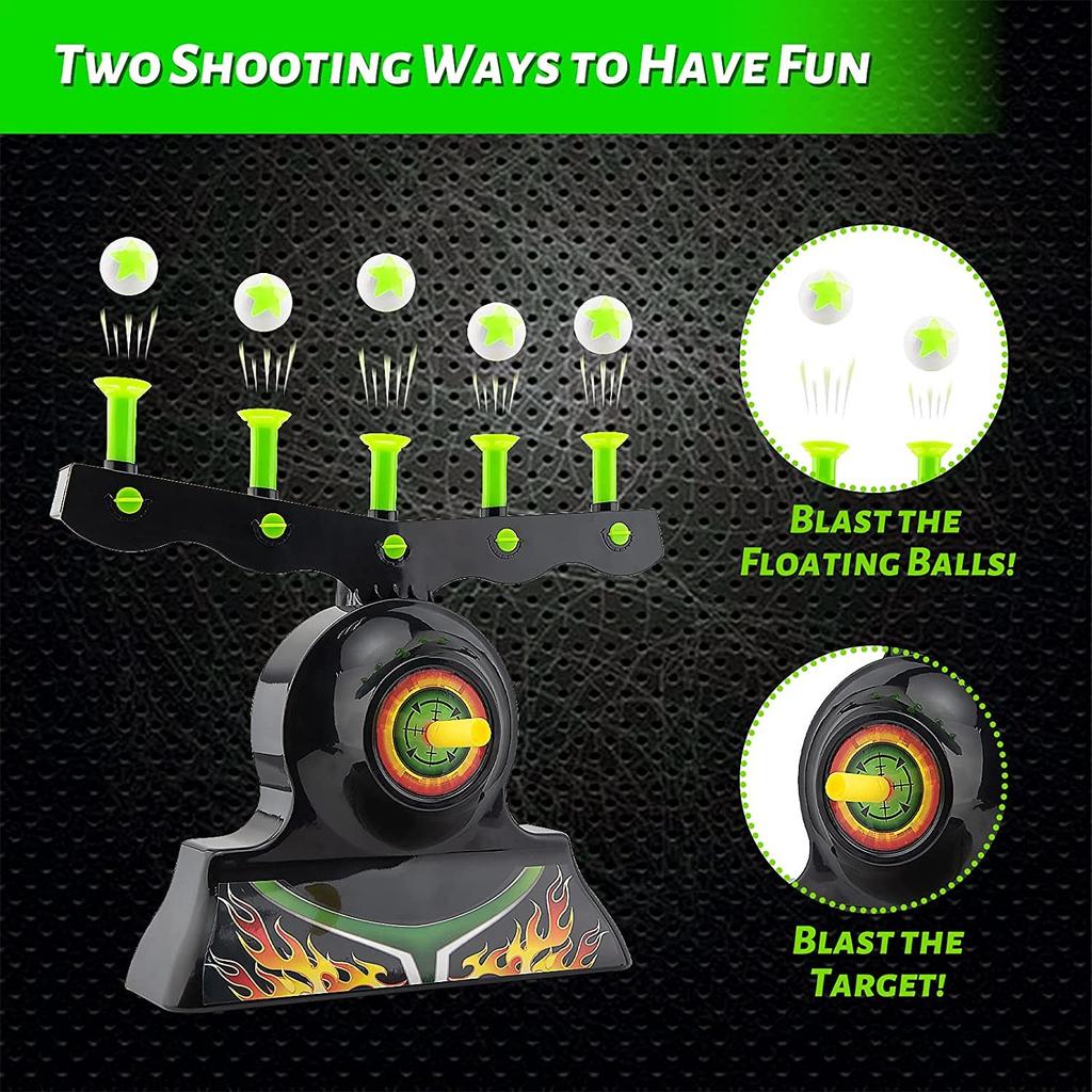Shooting Targets for Nerf Guns Shooting Game Glow In The Dark Floating Ball Target Practice Toys for Kids Boys Hover Shot