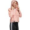 adidas Женская спортивная куртка Slim Fit со съемным капюшоном, розовая GT4405