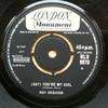7-дюймовая пластинка РОЙ ОРБИСОН Say Youre My Girl HLU9978 London Records 1965 Великобритания Рок Б/у
