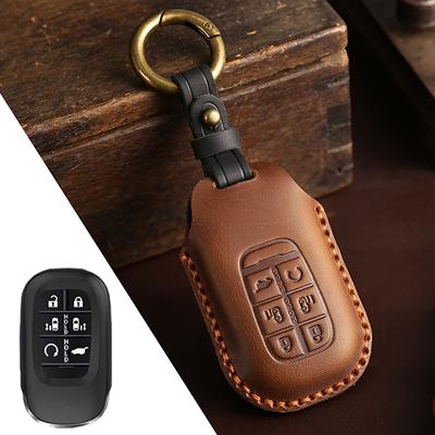 Кожаный чехол-держатель для брелока автомобильного ключа Honda STEPWGN RP6/RP7/RP8 Odyssey Freed Elysion 2023 2024 Аксессуары для брелока