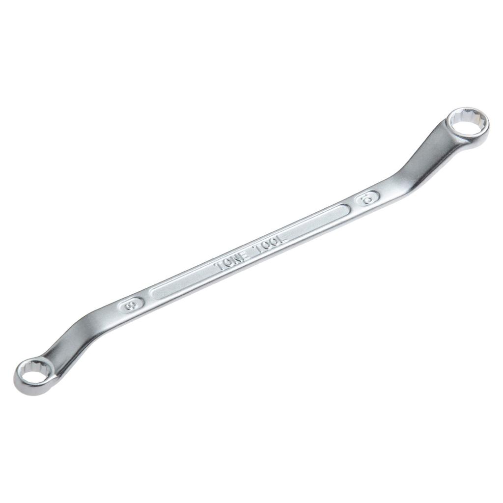 TONE Long Box Wrench Width Across Flats 8 X 10 Mm (45°) M45-0810