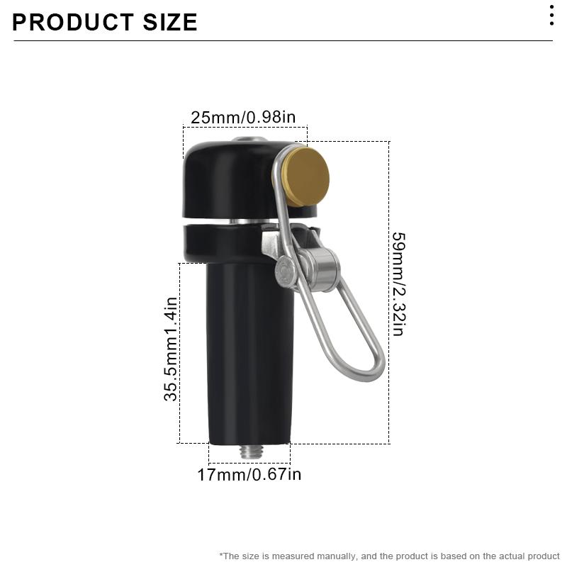RIDERACE Road Bike Bell Horn Copper Bicycle Handlebar Plug End Ring Clear Loud Sound Warning Alarm Safety Cycling Accessories