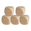5Pcs 2/3/4/5/6/7CM Wooden Dice Rounded Corner Six-Sided Giant Dice DIY Hand Painted Gaming Dice Heavy Duty Block Cube Game Night Props