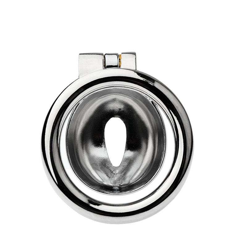 New Chastity Lock Metal Cock Cage Curve Ring Chastiy Belt Men Bondage BDSM Sex Toy Anti Cheat Erotic Urethral Penis Cage