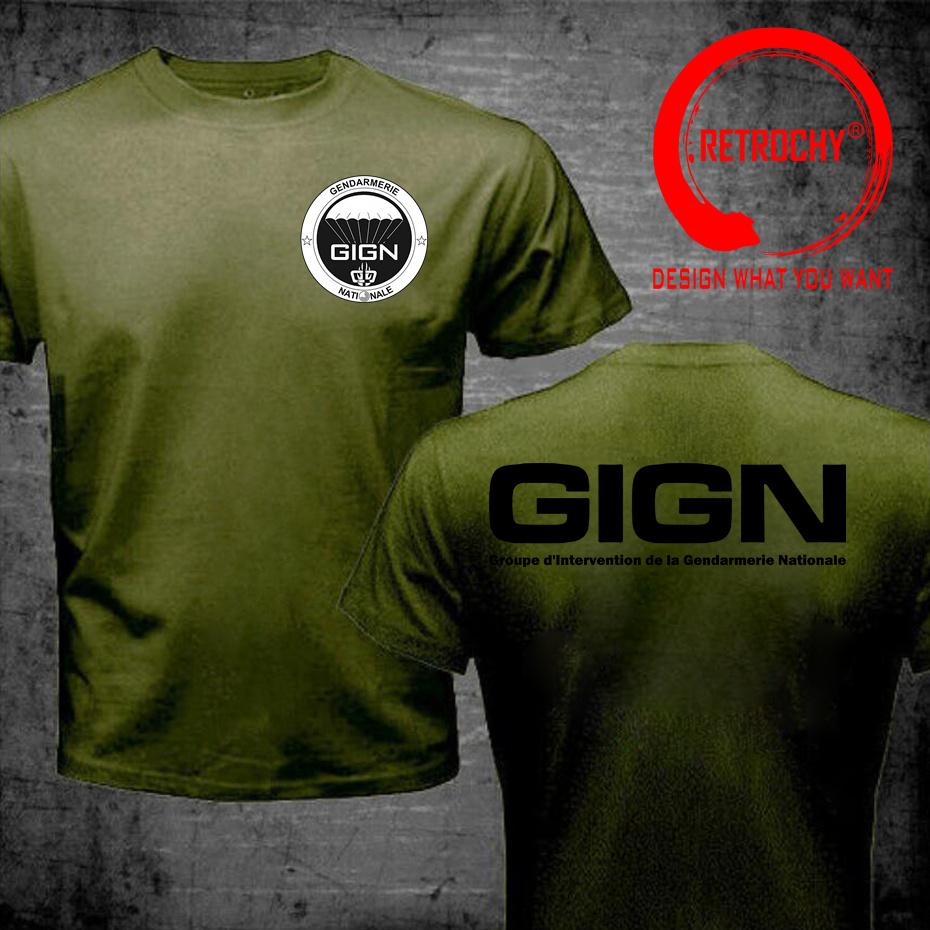 France French Special Elite Forces Gign Raid Bri Unisex TShirt 100 Cotton Unisexga Vintage Anime Clothes Harajuku Unisexs TShirt Sale