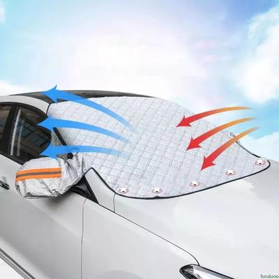 Для Porsche Taycan Panamera Магнитные Автомобильные Солнцезащитные Шторки на Лобовое Стекло Extra Толстое Покрытие от Снега и Льда Защита