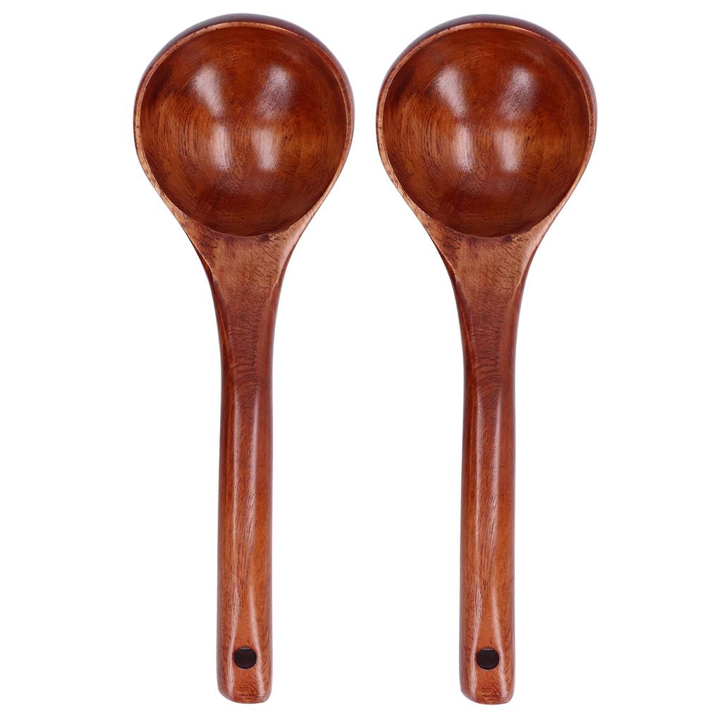 2 шт. деревянная ложка деревянная ложка половник длинная ручка набор для каши кофе десерт ширина ложки 8 см
