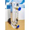 LZM-6T Acrylic Panel Type Air Nitrogen Flowmeter Rotameter With Control Valve Push Fit 6mm  OD Tube
