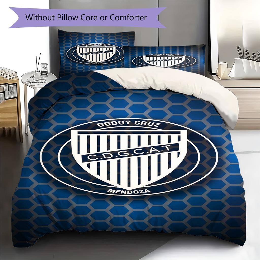 Godoy Cruz Pattern Bedding Set Quilt Cover Pillowcase Home Decor Gift (1 * duvet cover + 2 * pillowcase, without core)