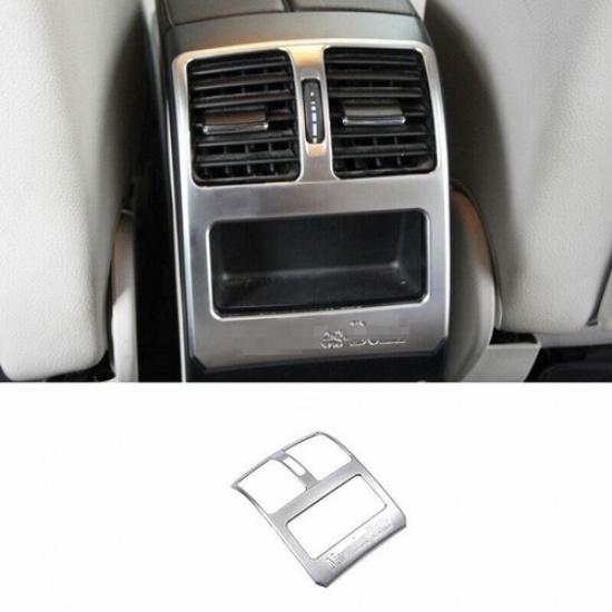 Matte Silver Back Row Air Outlet Vent Cover Trim For Mercedes-Benz GLK 2009-2015