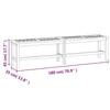 Garden Bench 180 cm Solid Acacia Wood