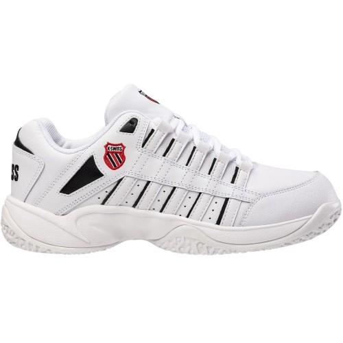 K-Swiss Mens Leather Low Tennis Shoes