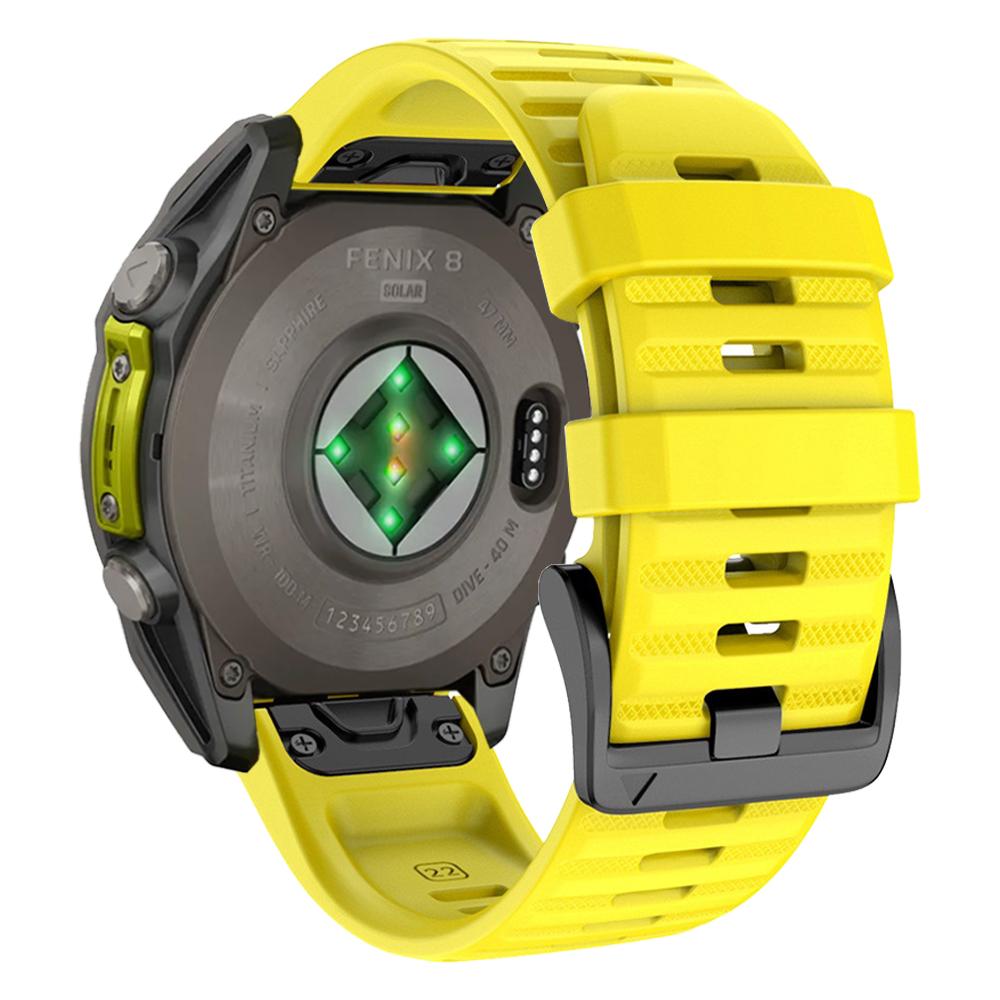 22 мм 26 мм Ремешок для часов для Garmin Fenix 8 Pro E 47 мм 51 мм/6 6X 7 7X Solar/Epix/Tactix/quatix/Instinct 3 Силиконовый ремешок Браслет